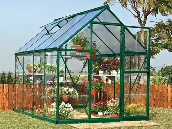 Palram HYBRID 6x8 - GREEN Greenhouse