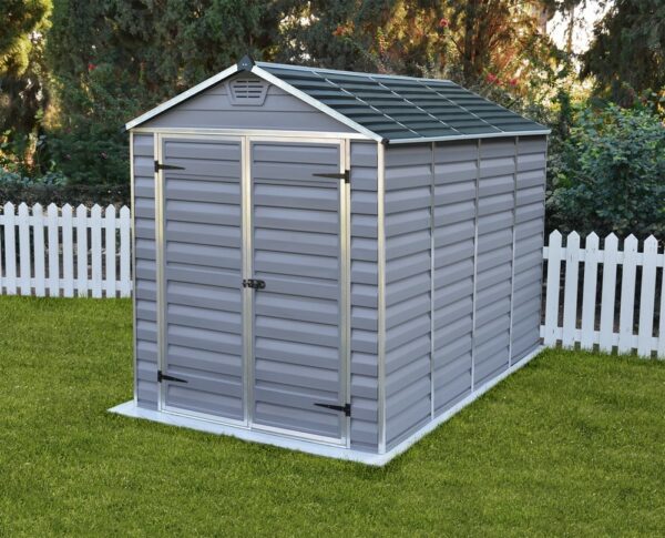 Palram Skylight 6 x 12 Polycarbonate Shed (Grey)
