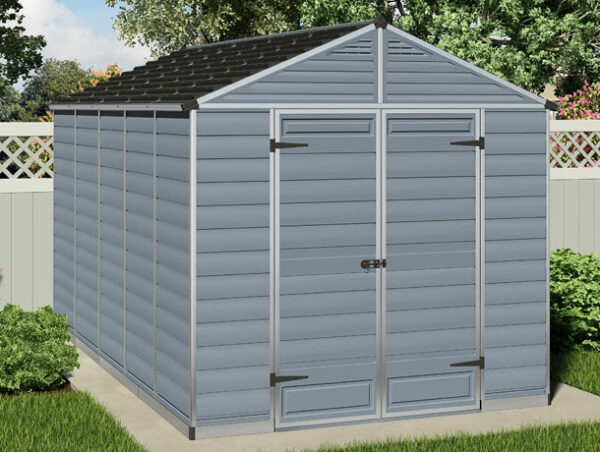 Palram Skylight Shed 8 x 12 (Dark Grey)