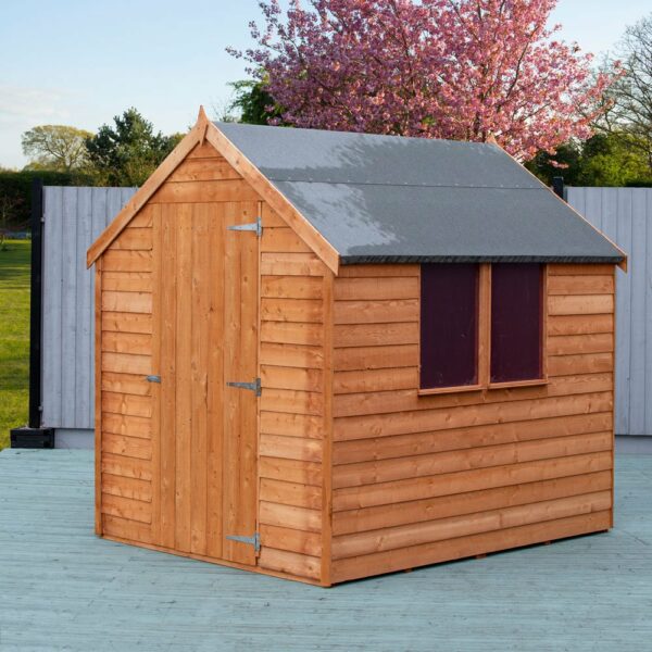 Shire Overlap 7x5 Value Dip Treated Garden Shed (With Window)