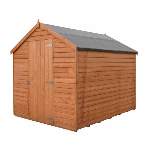 Shire Overlap 8x6 Value Dip Treated Garden Shed
