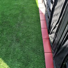 5m EasyEdge Artificial Grass Edging - Terracotta - H5cm