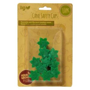 10 Pack Growing Patch Bamboo Cane Safety Cap