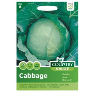 Country Value Cabbage Golden Acre Seeds