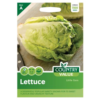 Country Value Lettuce Little Gem Seeds
