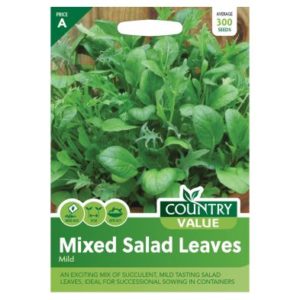 Country Value Mixed Salad Leaves Mild Seeds