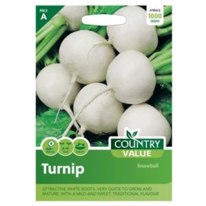 Country Value Turnip Snowball Seeds