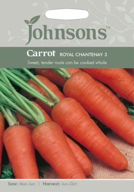 Johnsons Carrot Royal Chantenay 3 Seeds
