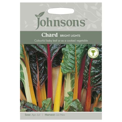 Johnsons Chard Bright Lights Seeds