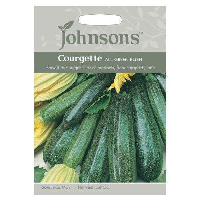 Johnsons Courgette All Green Bush Seeds