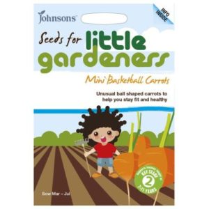 Johnsons Little Gardeners Mini Basketball Carrot Seeds
