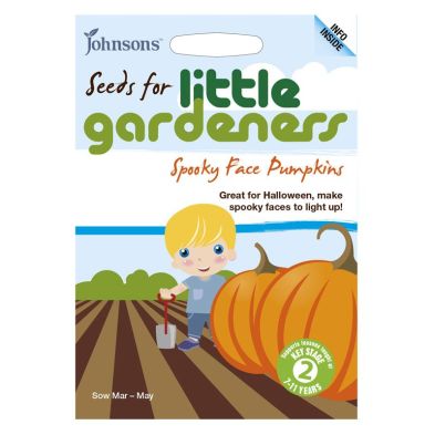 Johnsons Little Gardeners Spooky Face Pumpkins Seeds
