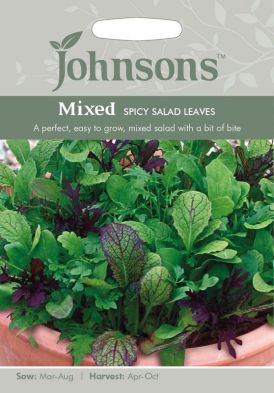 Johnsons Mixed Spicy Salad Leaves Seeds