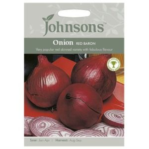 Johnsons Onion Red Baron Seeds