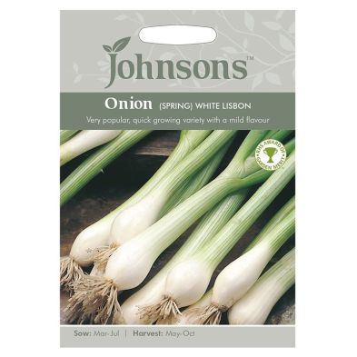 Johnsons Onion Spring White Lisbon Seeds