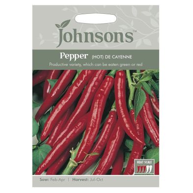 Johnsons Pepper Hot De Cayenne Seeds