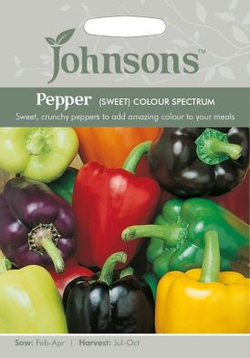 Johnsons Pepper Sweet Colour Spectrum Seeds