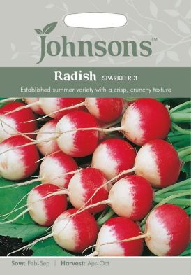 Johnsons Radish Sparkler 3 Seeds