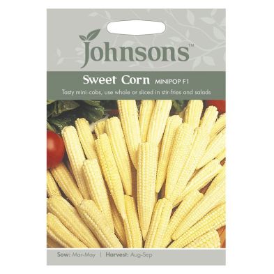 Johnsons Sweet Corn Minipop F1 Seeds