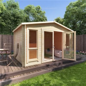 12x8 sasha BillyOh Sasha Log Cabin Summerhouse - 19mm