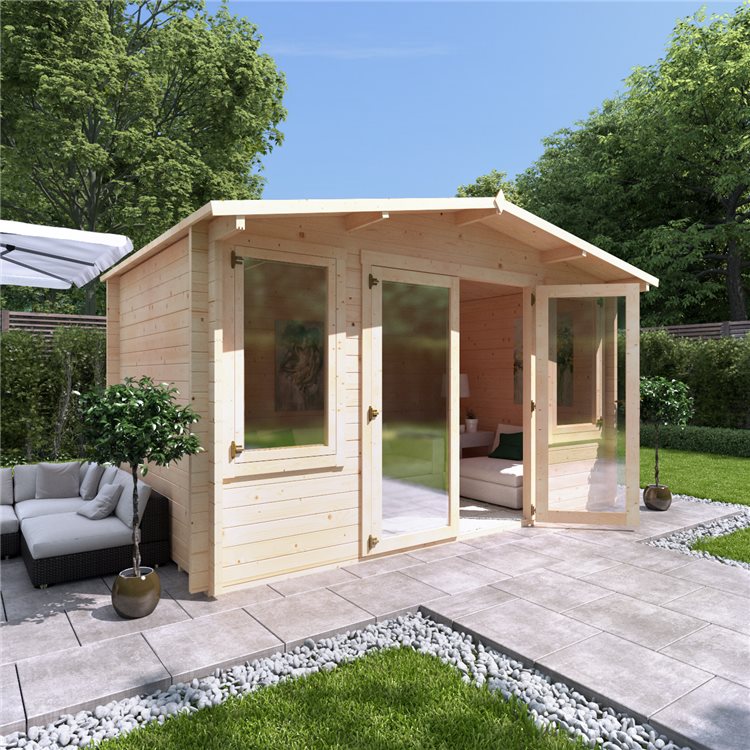 4.0m x 2.5m BillyOh Winchester Log Cabin - 44mm - Roys ...