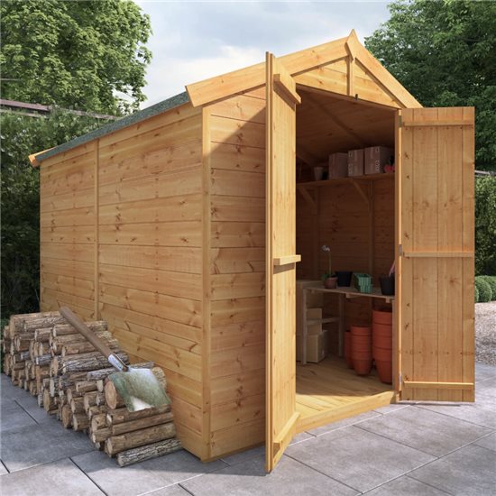 8x6 Master T&G Apex Wooden Shed - Windowless BillyOh