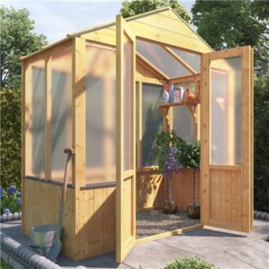 BillyOh 4000 Lincoln Wooden Polycarbonate Greenhouse - 3 x 6 Lincoln Wooden Greenhouse