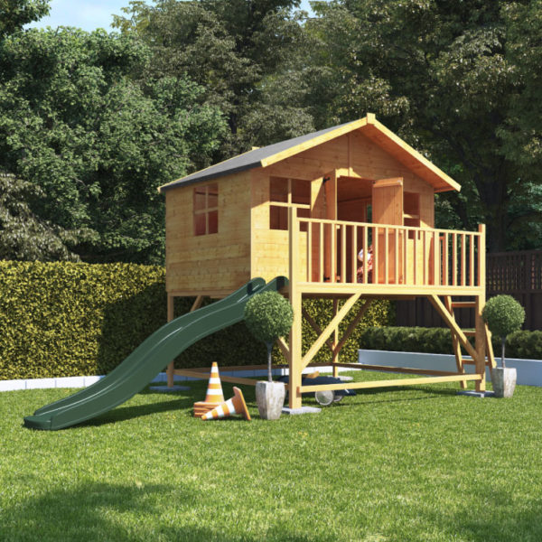 BillyOh Lollipop Max Wooden Playhouse With Slide