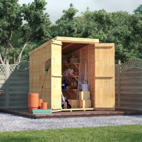 BillyOh Master Tongue and Groove Pent Shed - 4x6 T&G Pent Windowless