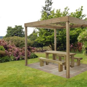 Forest Garden Dining Pergola (without panels)