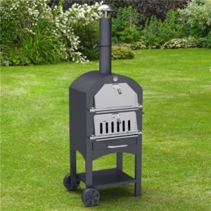 BillyOh Outdoor Pizza Oven, Chimney Smoker & Charcoal Barbecue - 3-in-1 Pizza oven, BBQ and smoker