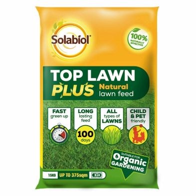 Top Lawn Plus Natural Lawn Feed 15kg