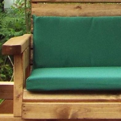 Charles Taylor Rocker Garden Chair - Green Cushions