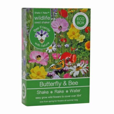 Butterfly & Bee Seed Shaker Box