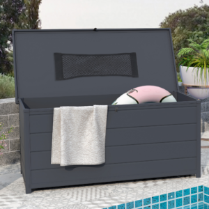 BillyOh Swindon Plastic Garden Storage Box Grey - 7 x 7
