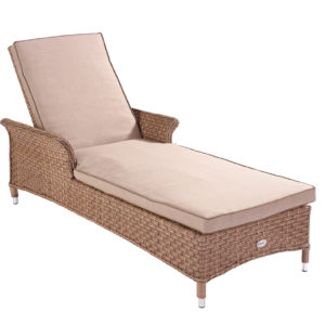 Hartman Heritage Lounger With Cushion (Bark and Sand)