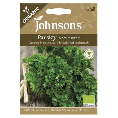 Johnsons Organic Parsley Moss Curled Seeds