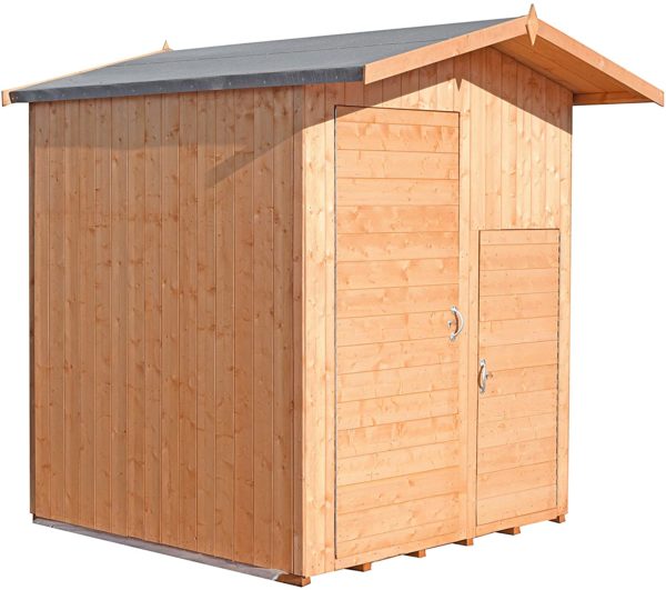 Shire 6 x 6 Shiplap Tongue and Groove Dip Treated Garden Shed / Multi Store