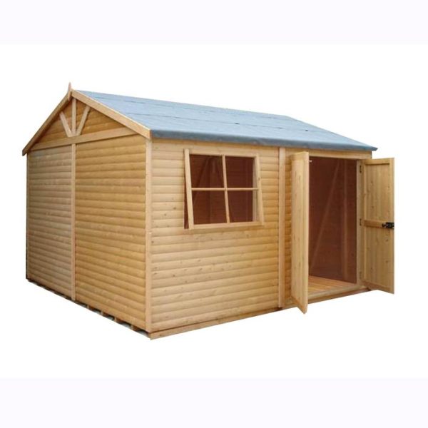 Shire Mammoth 12 x 12 Shiplap Tongue and Groove Dip Treated Garden Shed