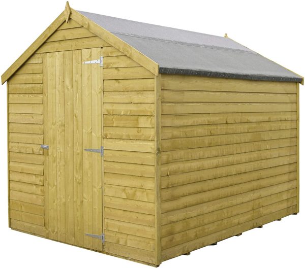 Shire Value 7 x 5 Overlap Pressure Treated Garden Shed (No Windows)