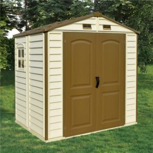 BillyOh StoreAll Apex Plastic Shed with Foundation Kit - 8x6ft