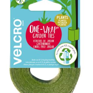 Velcro Recycled Plastic One-Wrap Plant Ties 25 x Ties (20cm x 1.2cm)