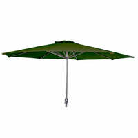 Alexander Rose 3m Aluminium Round Garden Parasol - Green