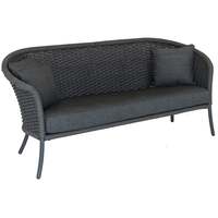 Alexander Rose Cordial 3 Seater Lounge Sofa Grey