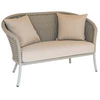 Alexander Rose Cordial Curved Top Lounge Sofa Beige