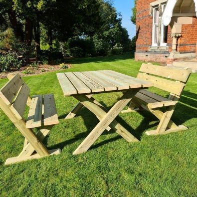 Ashcombe Garden Picnic Table by Croft - 4 Seats