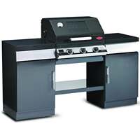 BeefEater Outdoor Kitchen with 3 Burner Discovery 1100E Series Gas Barbecue