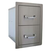 Beefeater Stainless Steel Build-in Outdoor Kitchen Double Drawer Unit