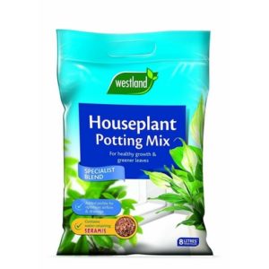 Westland Houseplant Potting Compost Mix Enriched With Seramis 8 Litre