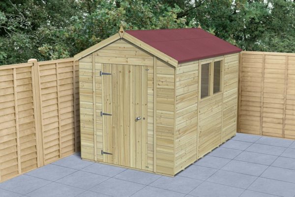 Timberdale Tongue and Groove Pressure Treated 10x6 Apex Wooden Garden Shed